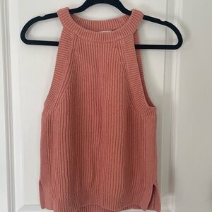 Madewell Rose Sweater Knit Tank Top